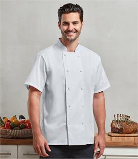 Premier Coolchecker Short Sleeve Chefs Jacket